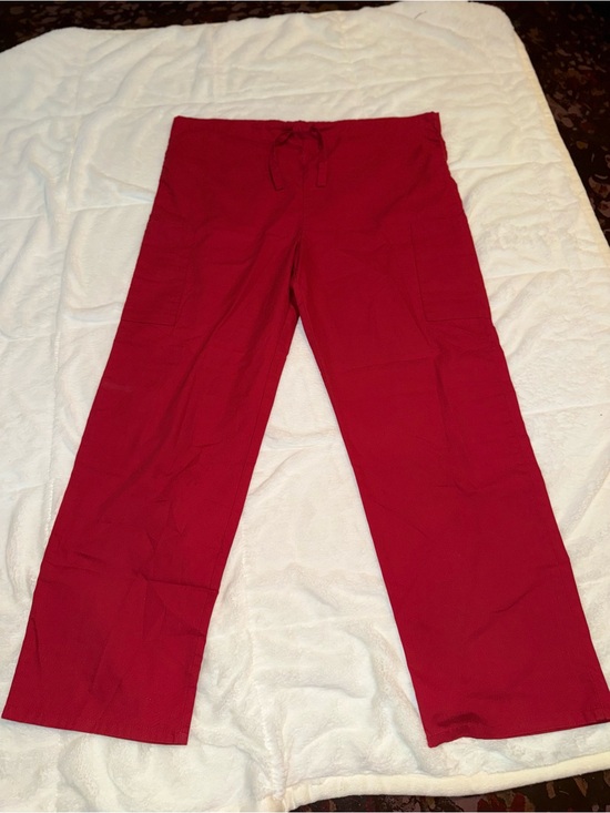 Butter Pants - Red Drawstring scrub Pants